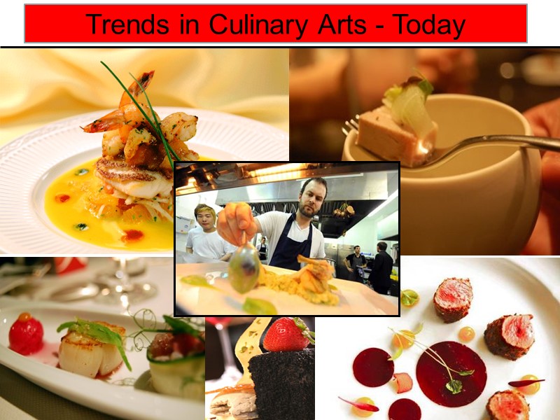 Trends in Culinary Arts - Today